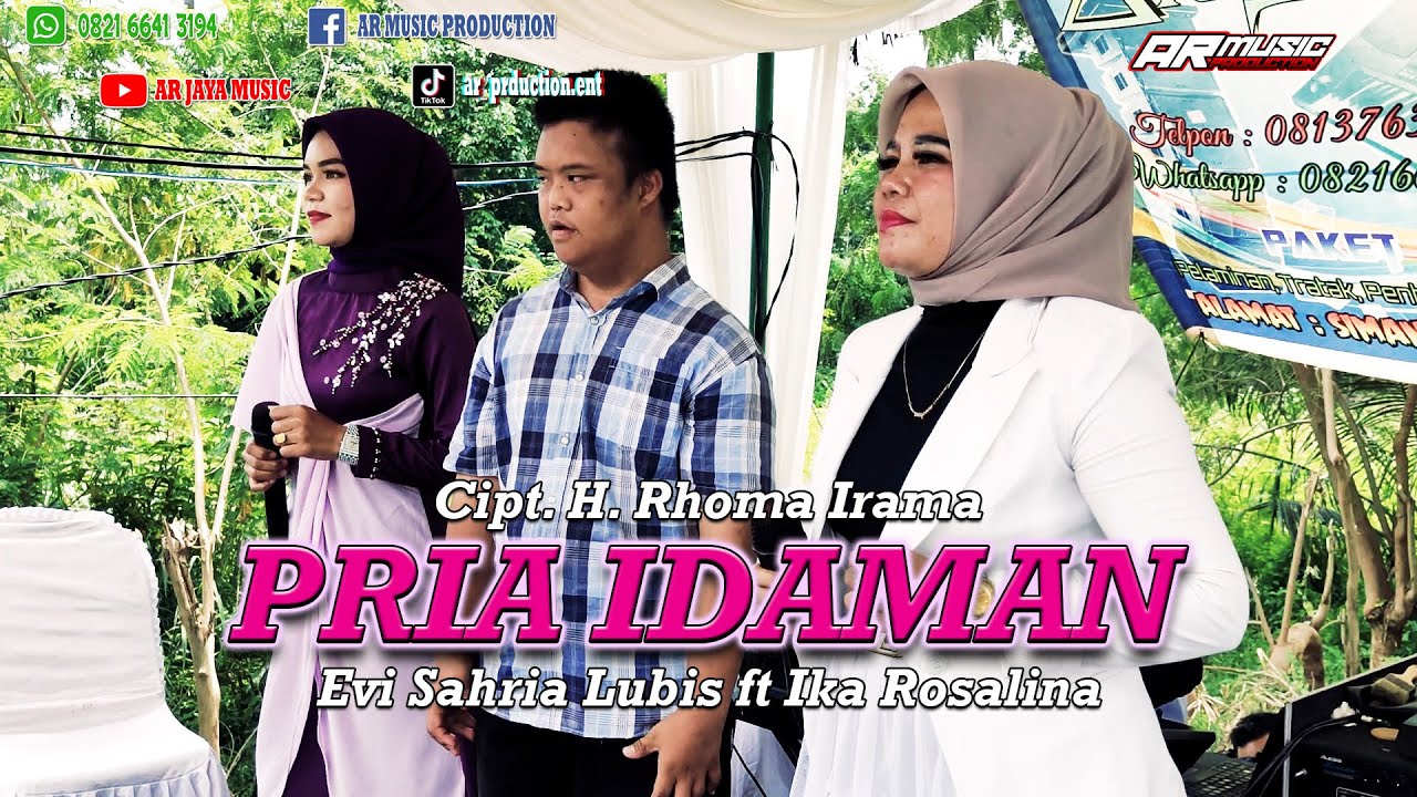 PRIA IDAMAN || EVI SAHRIA LUBIS ft IKA ROSALINA, Cipt. H. Rhoma Irama