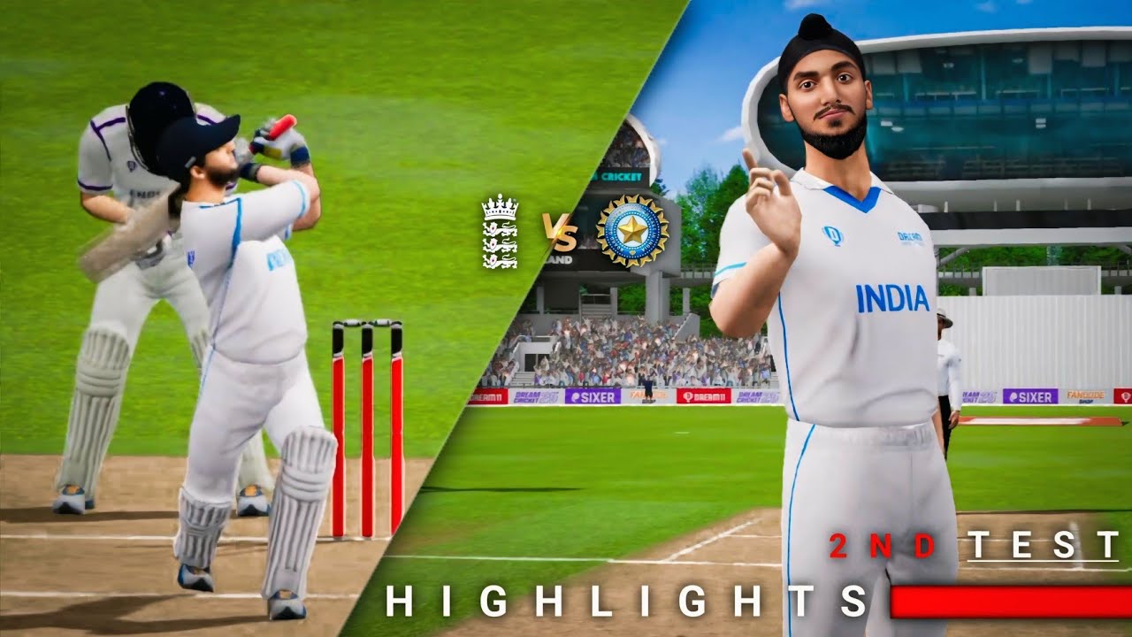 DC25 | IND vs ENG 2nd Test Match | Dream Cricket 25 New Update #dc25
