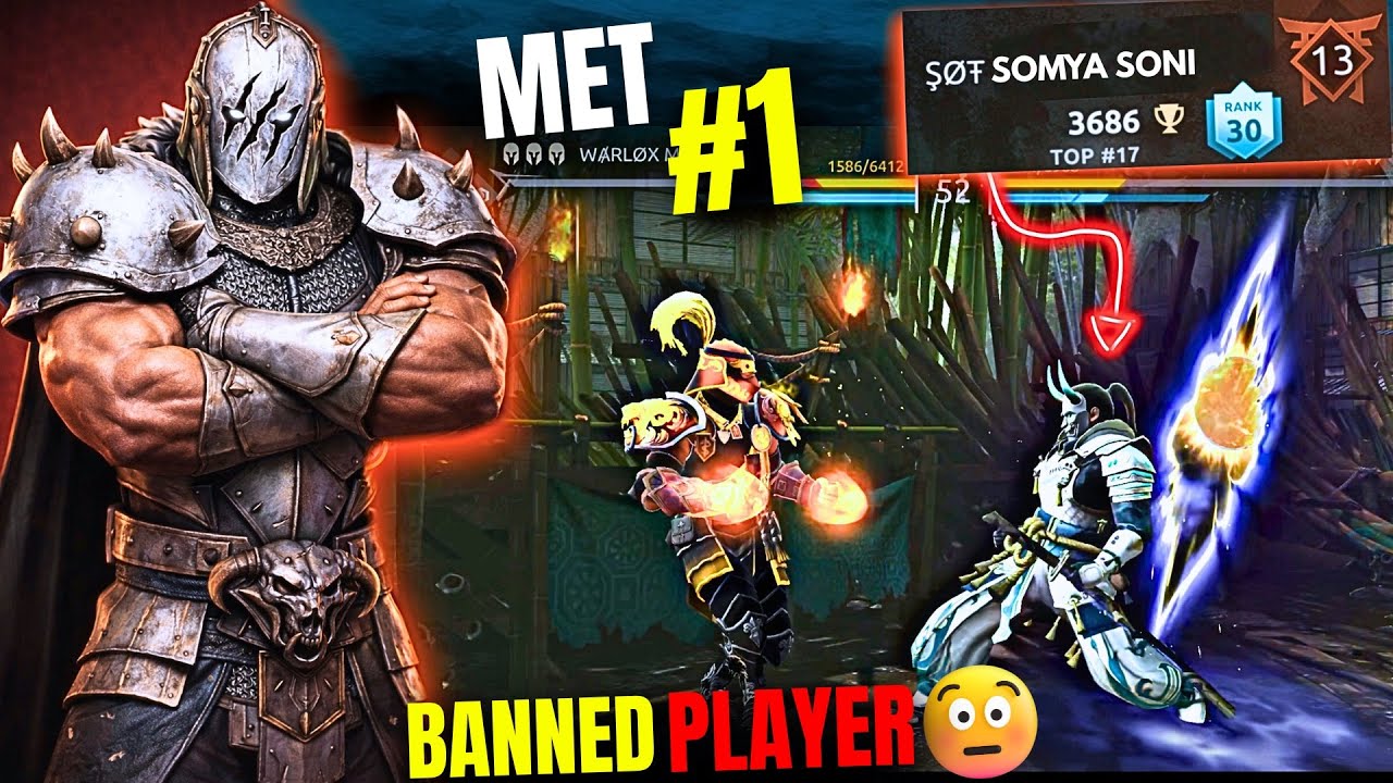 Met #1 BANNED Player 🤯 How He Plays ? | Shadow fight arena 