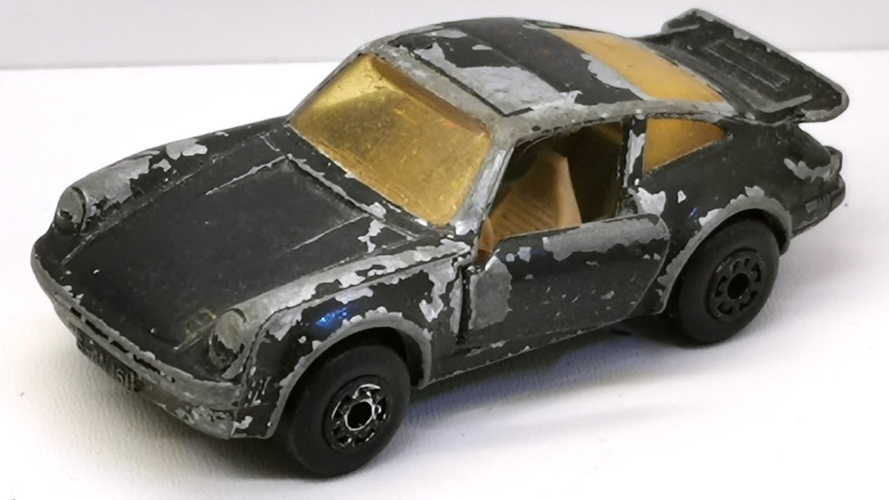 Matchbox Восстановление патрубка Porsche Turbo No. 3. Литая сверхбыстрая модель.