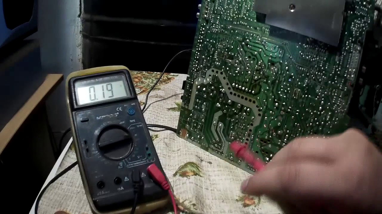 Ремонт ТВ LG MC-049B с хитрым непропаяем