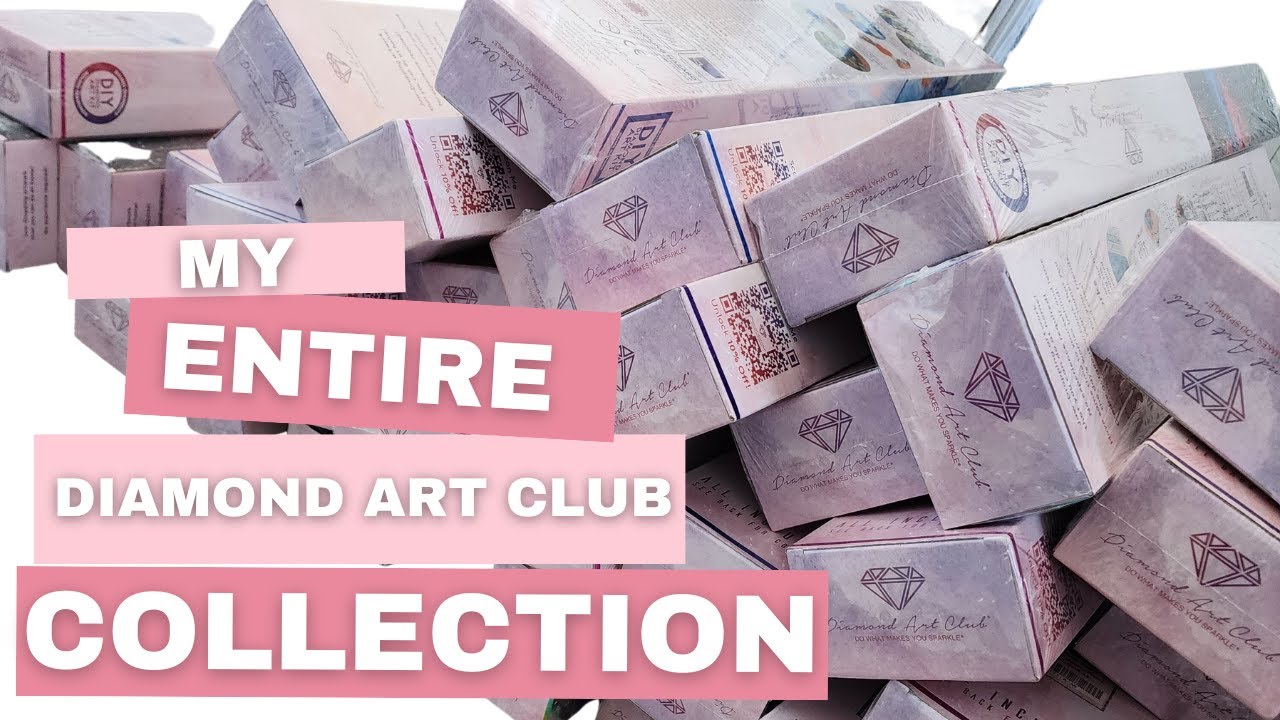 Мой запас алмазных картин MONSTER — наборы Diamond Art Club