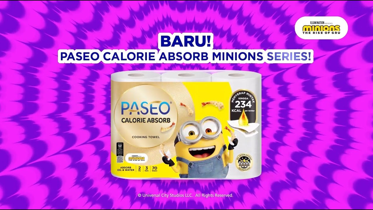BARU! PASEO CALORIE ABSORB MINIONS