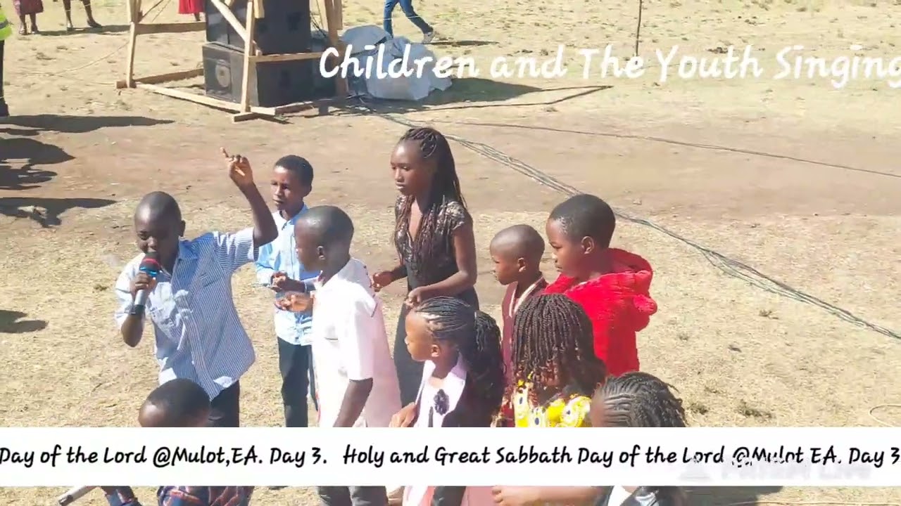 Children Pray and sing to the LORD at Mulot; 2025- 12 -13