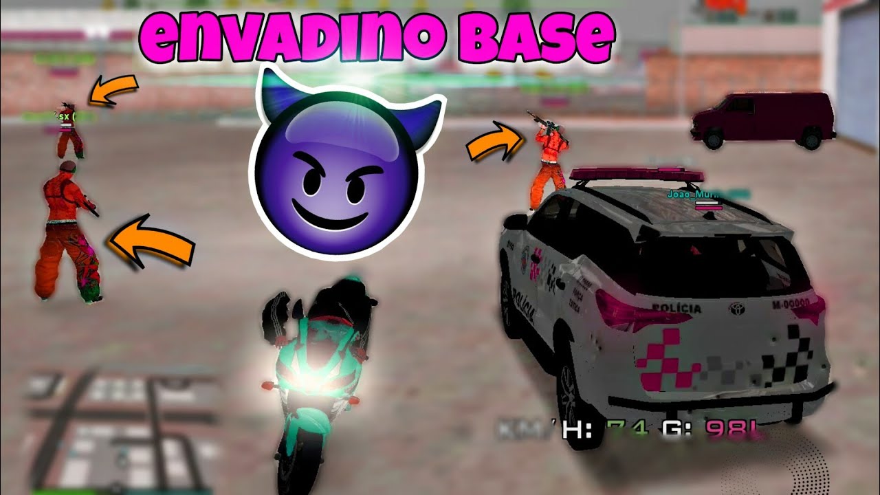 GTA BMRP - INVADINDO BASE 😡😈