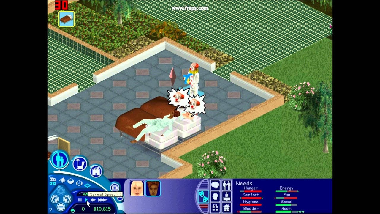 The Sims 1:  The Tragic Clown