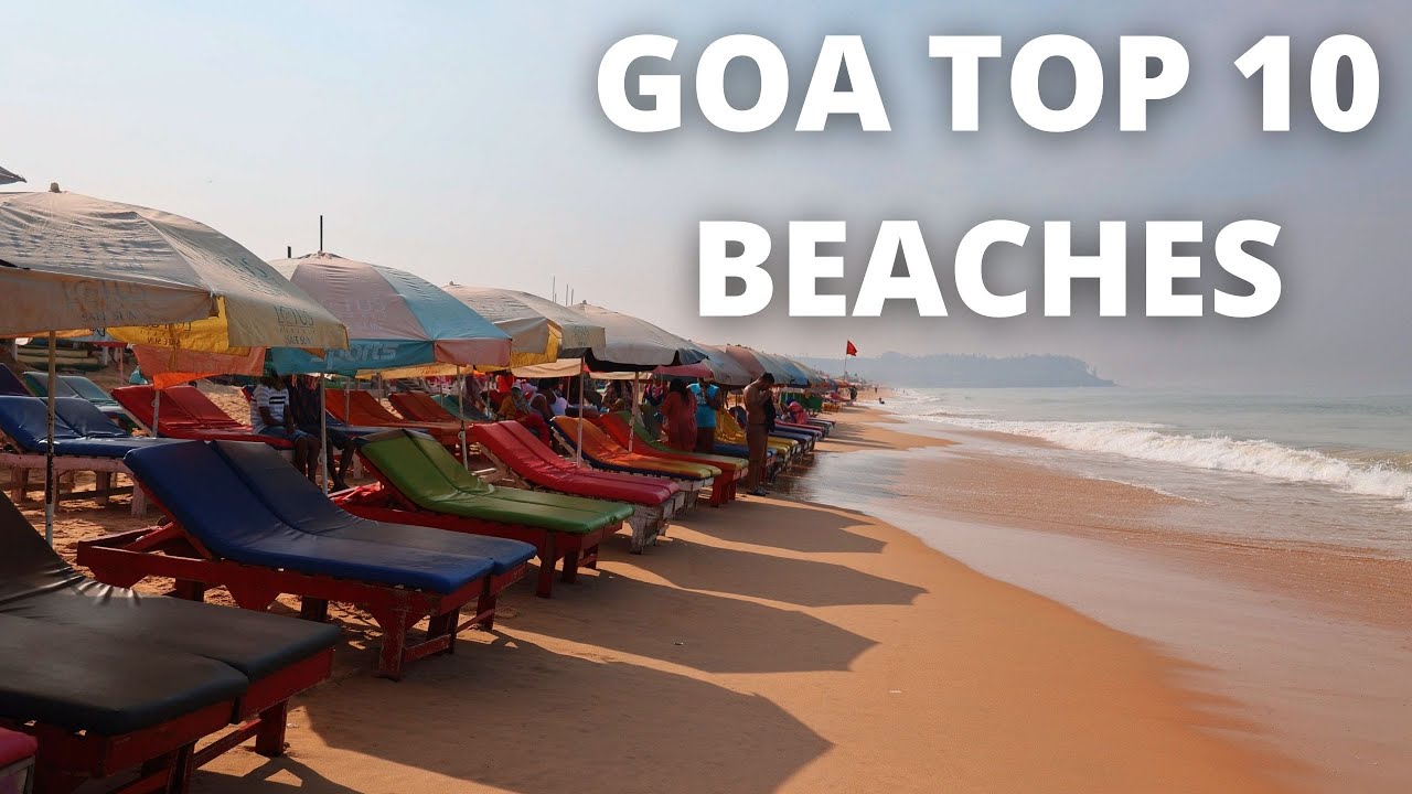 Top 10 Beaches in GOA | Beautiful Goa beaches | DJI Mavic Mini | Goa Aerial Tour