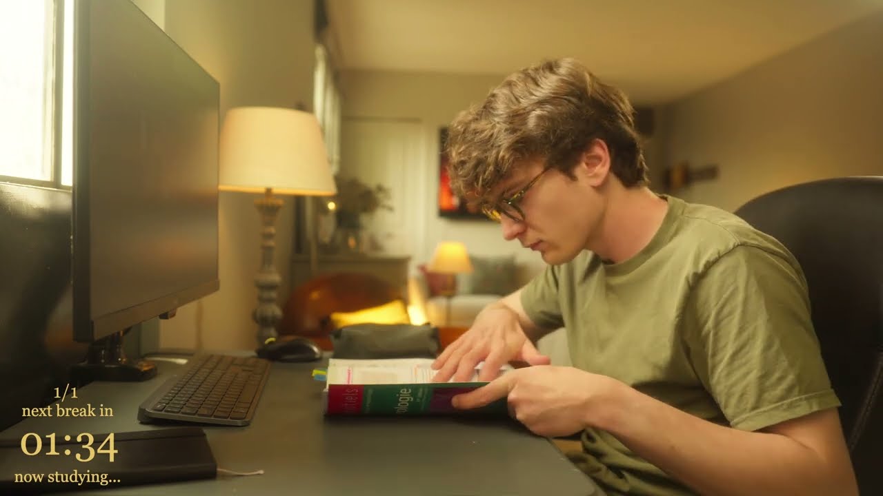 1H30 | Study With Me | No break, No music, Deep work
