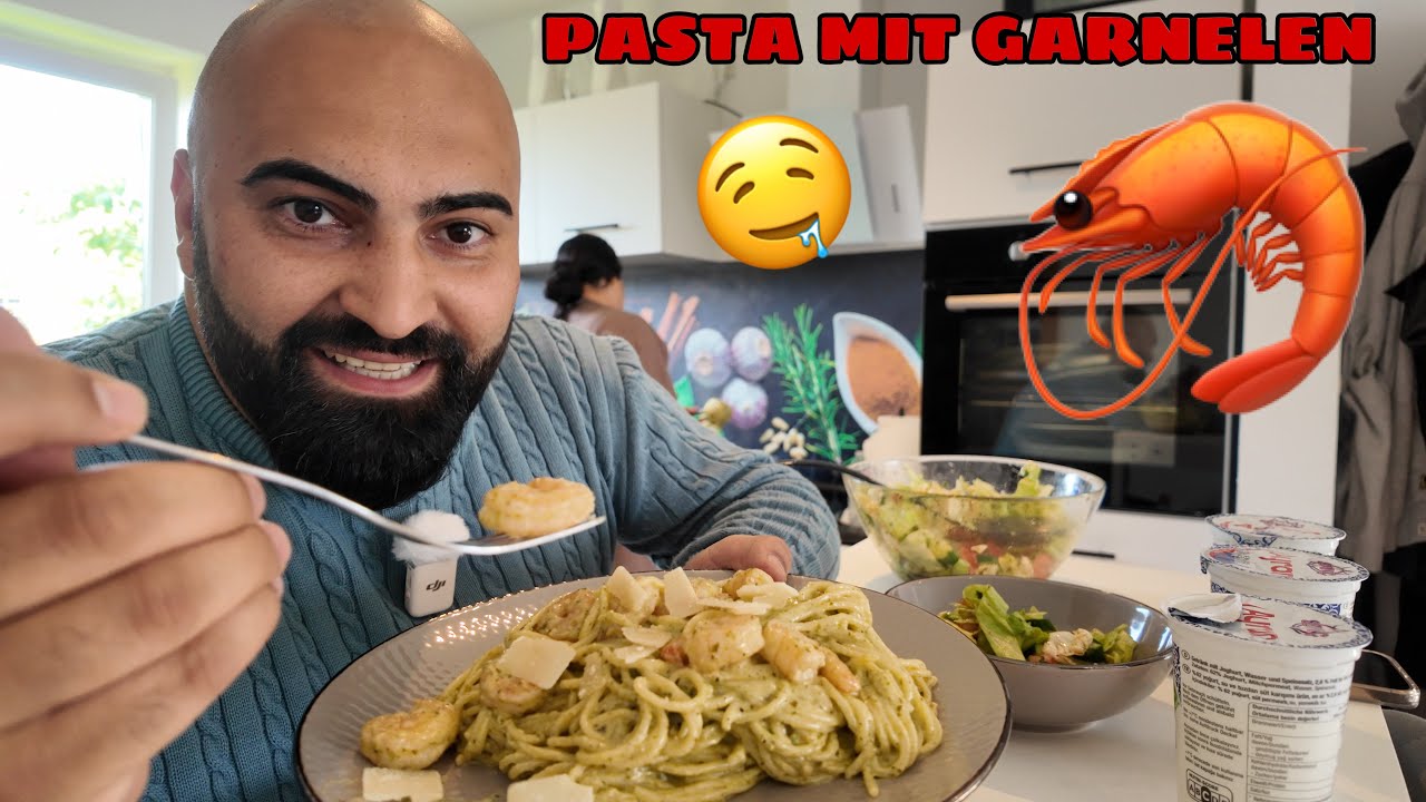 PASTA MIT GARNELEN 🦐 / UNGLAUBLICH LECKER / SLUSHEIẞ MASCHINE / VLOG / FAMILIE SAMI.K & NADA…