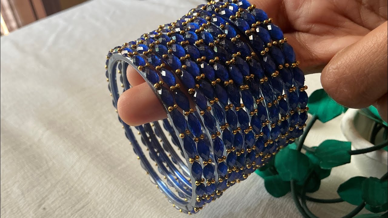 Handmade Raindrop Bangles making ✨| Easy & Beautiful 💙