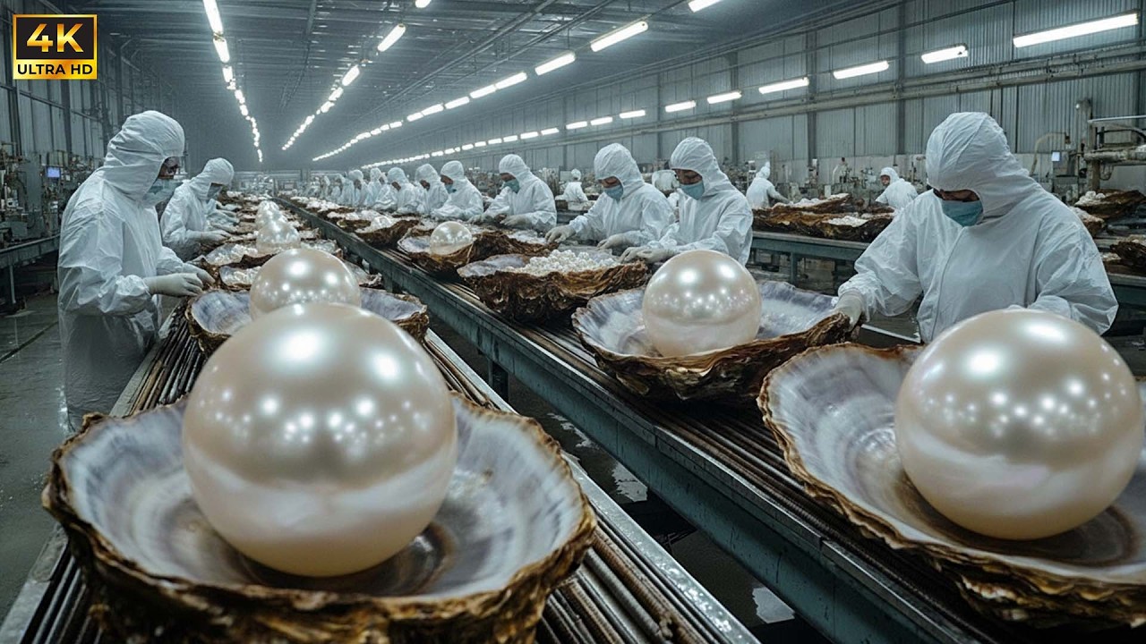 Inside a PEARL Farm: How Oysters Grow Pearls for Luxury Jewelry (Full Process)