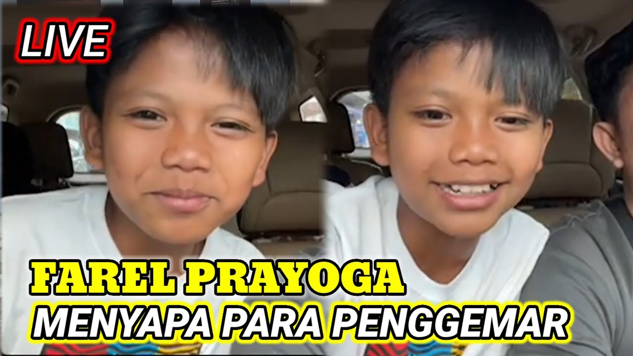 LIVE FAREL PRAYOGA MENYAPA PARA PENGGEMAR