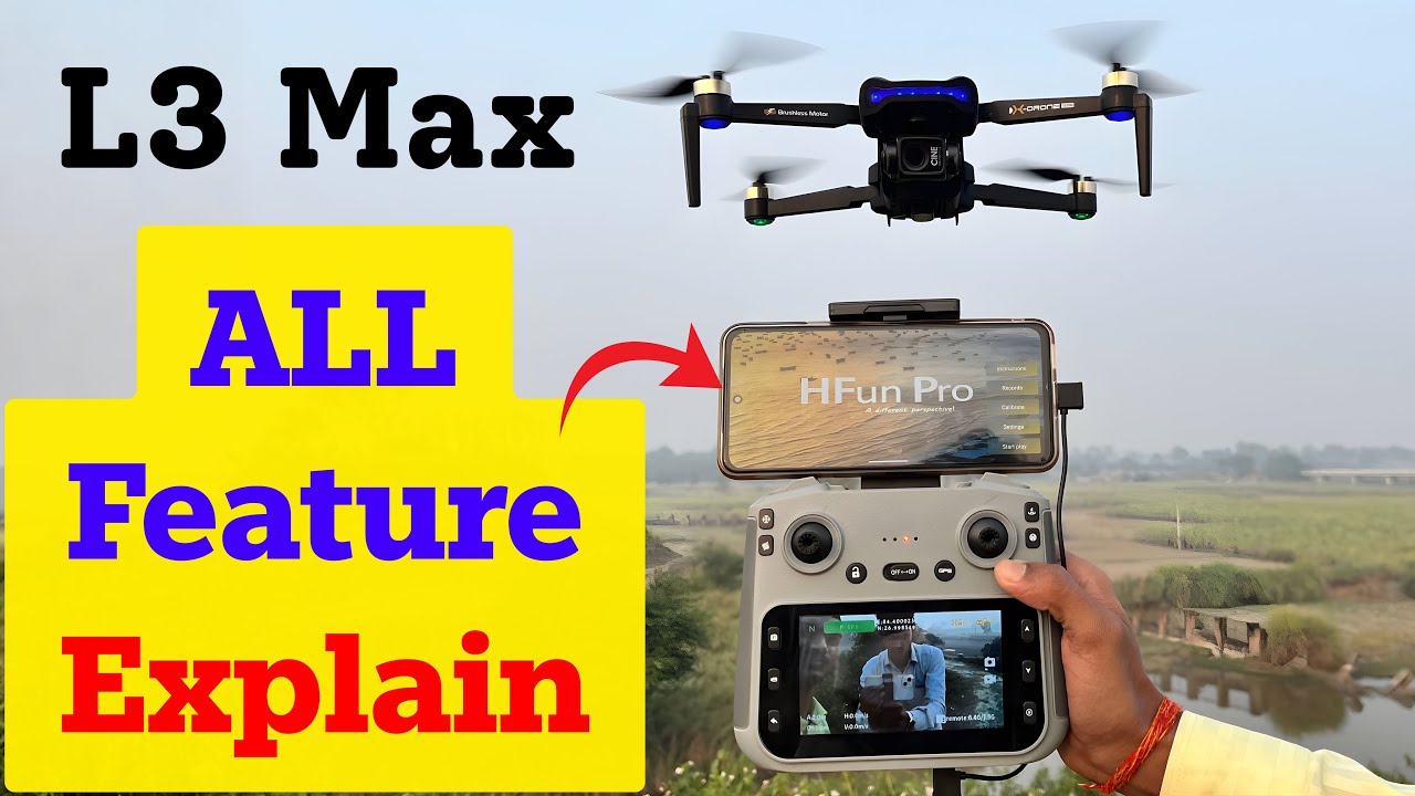 L3 Max Drone App App Settings & All Features Explain | Complete Hindi Guide #l3maxdrone