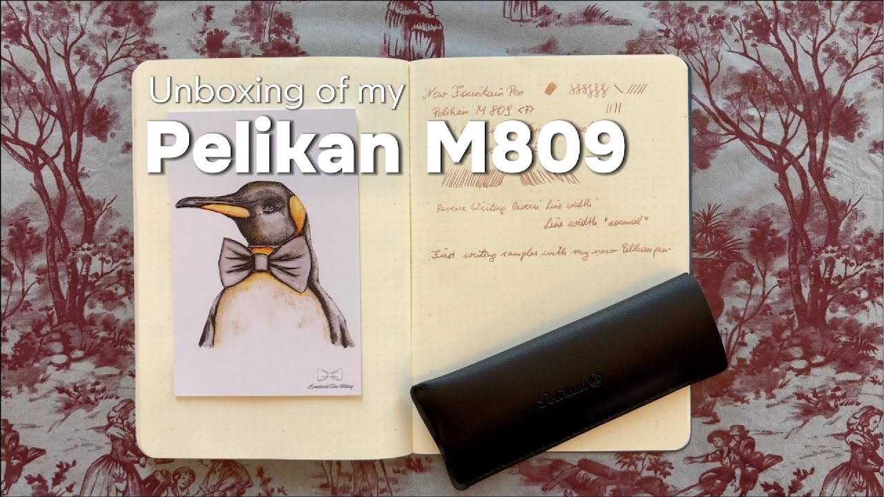 Unboxing of my Pelikan M809 Black Matt