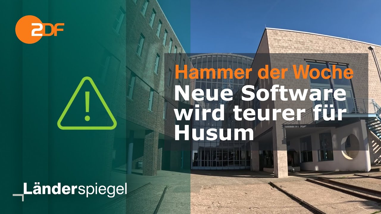 Neue Software wird teuer für Husum | Hammer der Woche vom 26.10.24 | ZDF