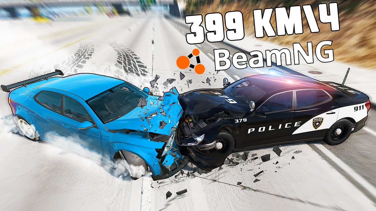 ПОЛИЦИЯ США НЕ СПРАВИЛАСЬ С МАСЛ КАРОМ! - КОШКИ МЫШКИ В BEAM NG MP Мультиплеер