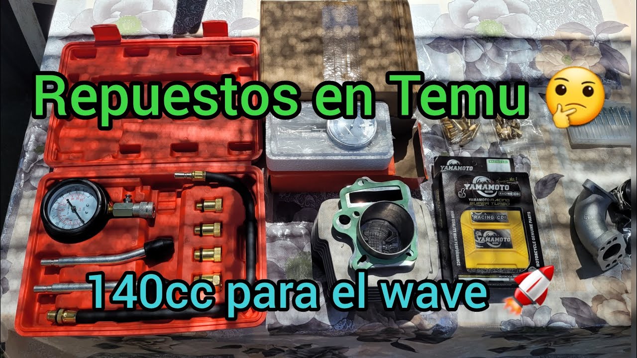 Repuestos de Temu para el wave 😳 140cc