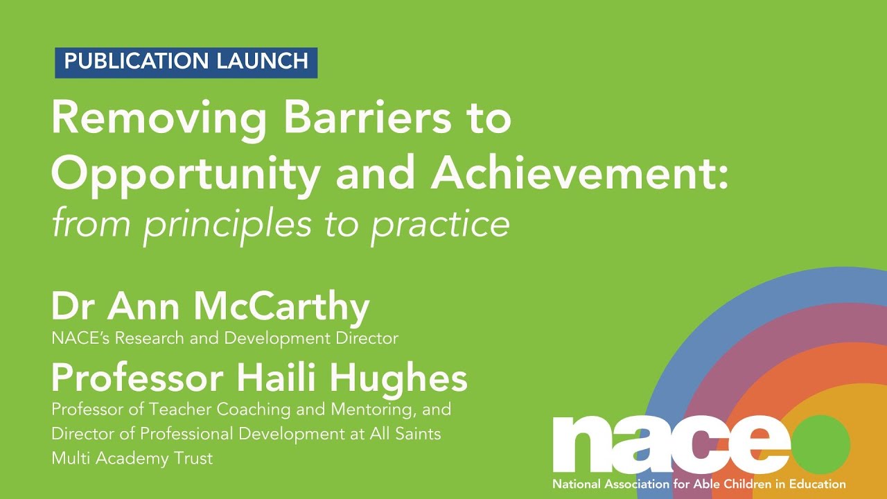 Removing barriers to opportunity and achievement: from principles to practice | NACE