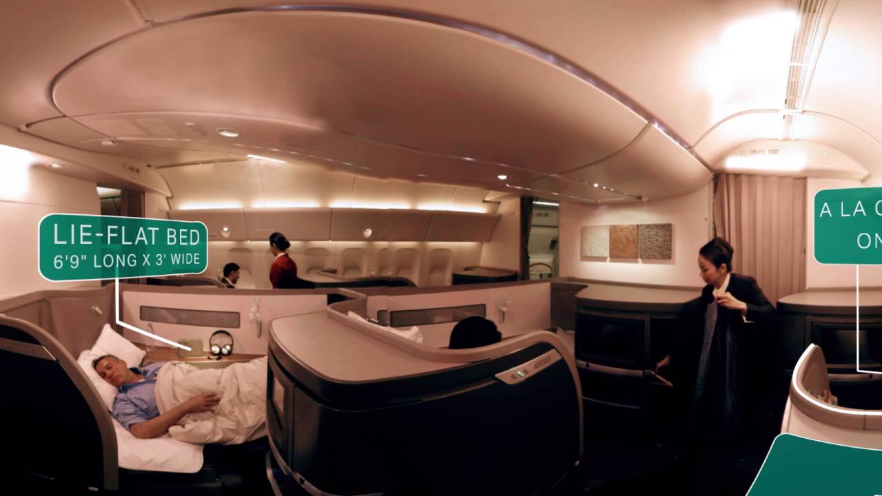 Cathay Pacific Airways 360 - Cabin experience