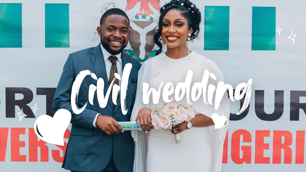 BEHIND THE SCENES OF A CIVIL WEDDING IN PORTHARCOURT NIGERIA | THE INTENTIONAL SARAH