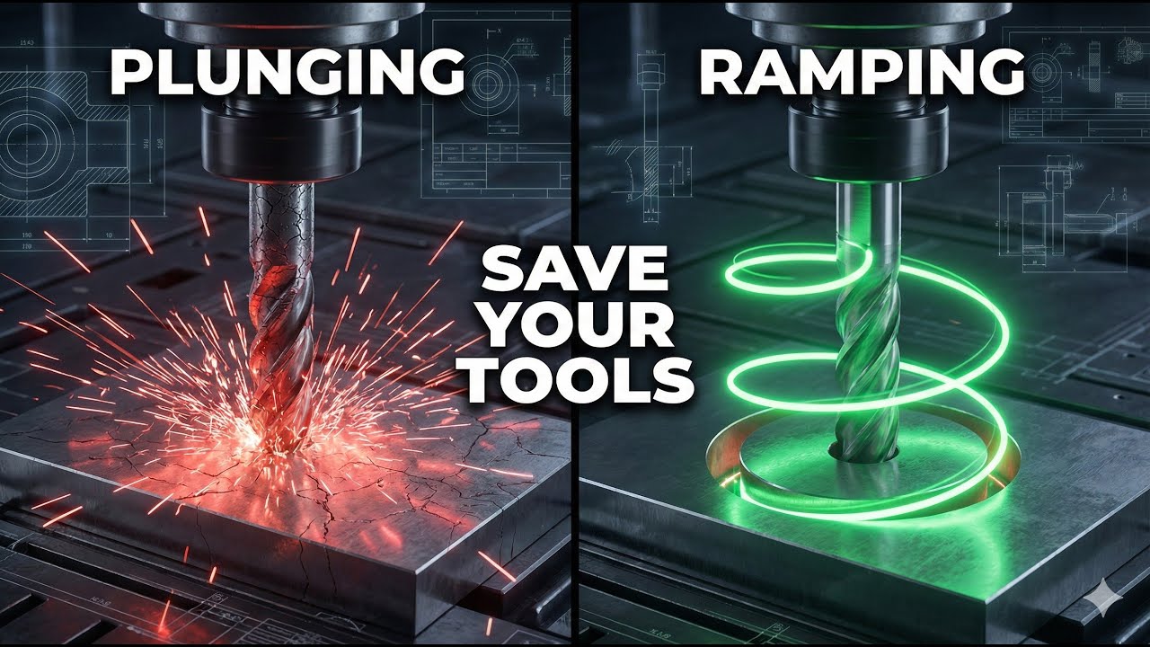 Stop Destroying Your CNC Tools: Master Ramping Strategy