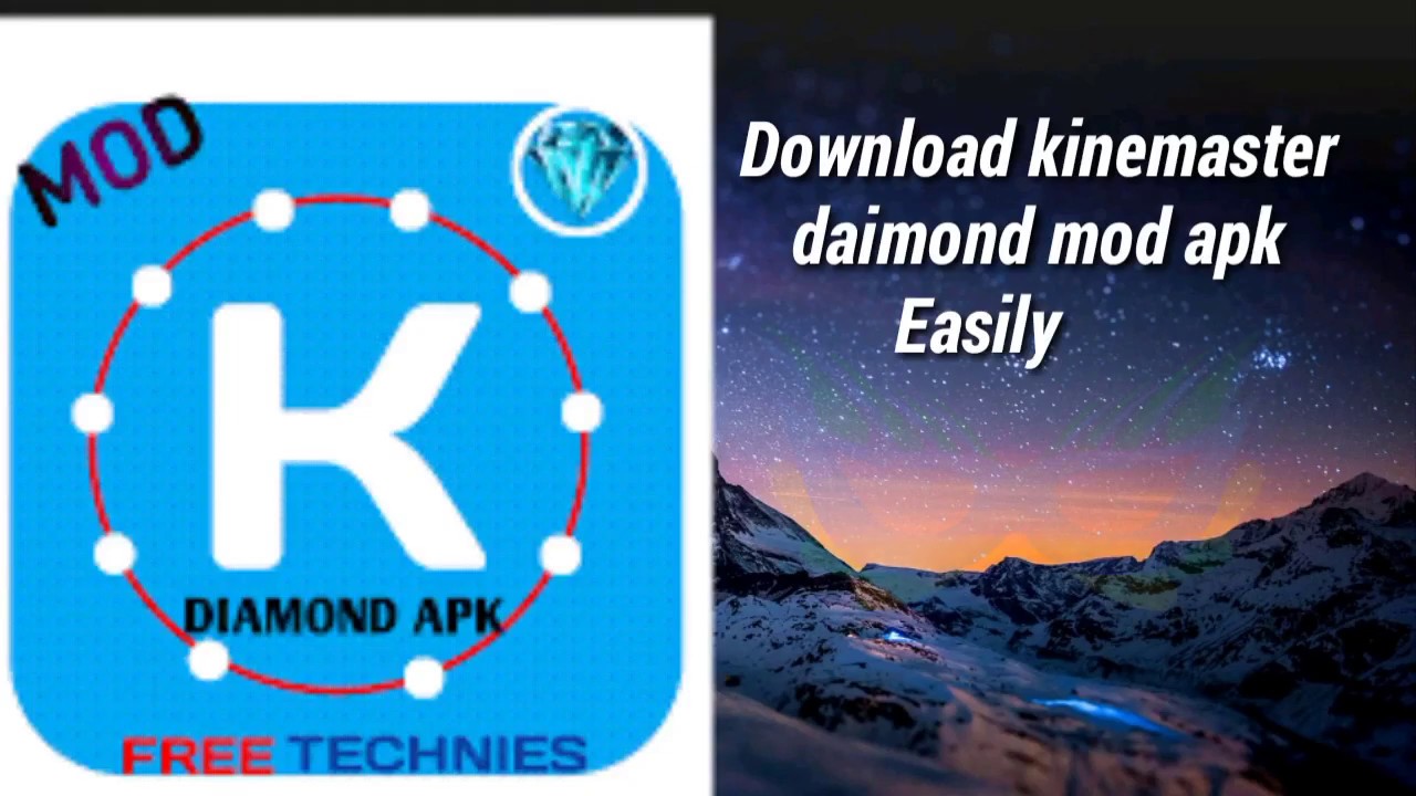 How to download kinemaster diamond mod apk freely??(no watermark with some more features)