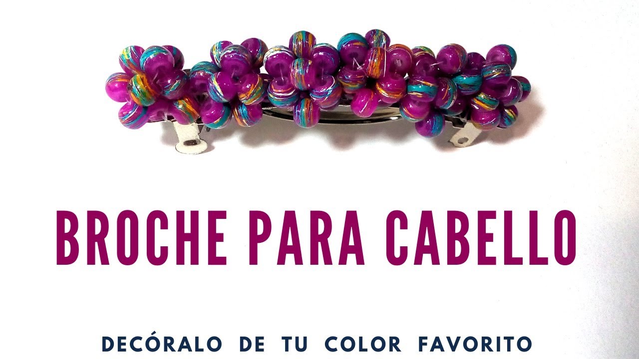 Decora un broche para cabello en minutos!