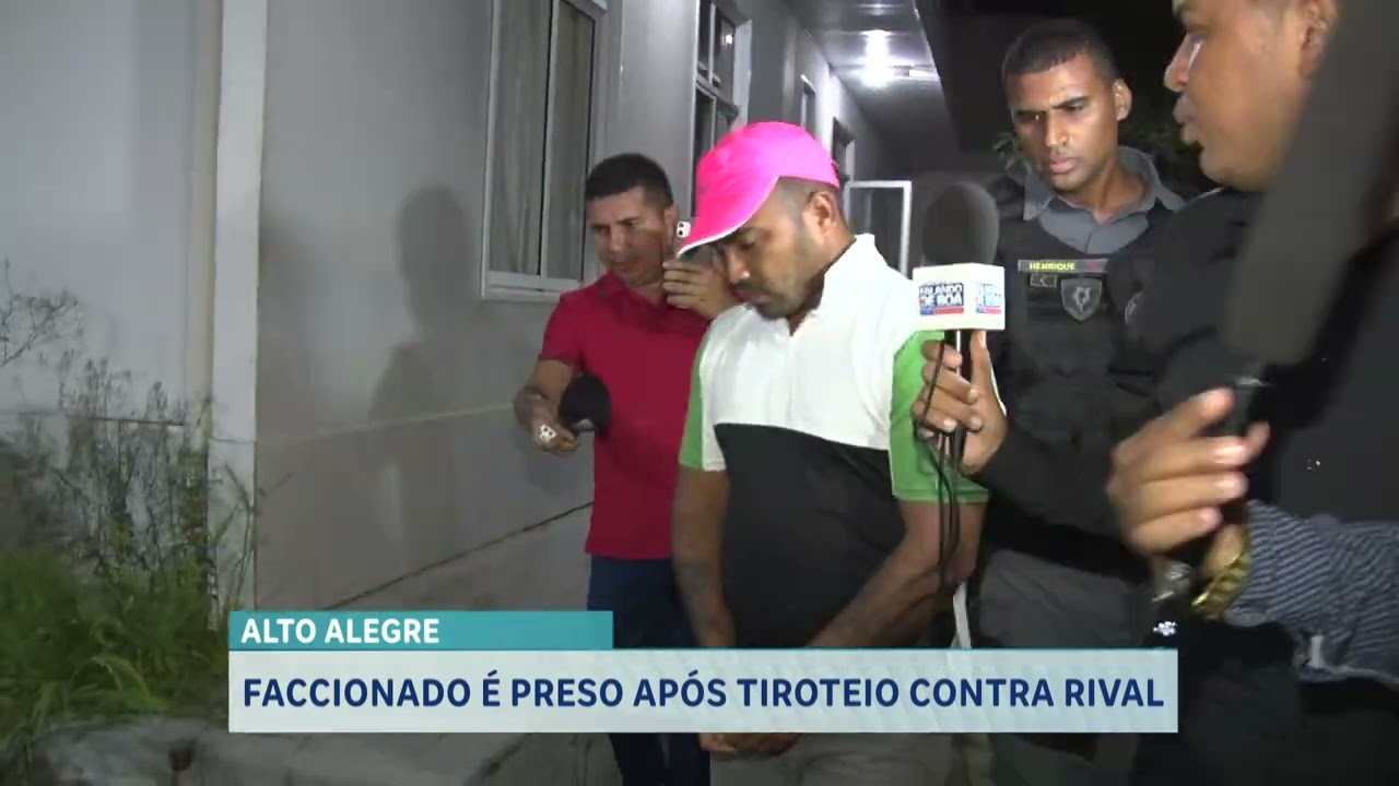 FACCIONADO É PRESO APÓS TIROTEIO CONTRA RIVAL