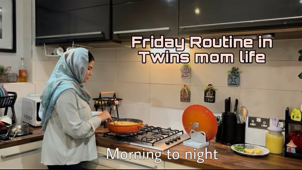 Friday Routine vlog | Twins mom Life | special chicken Haleem 🥘