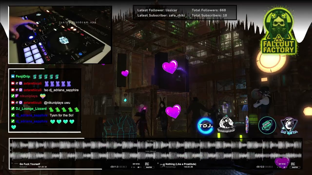 [Industrial/Aggrotech] FFXIV: DJ Zeta @ FALLOUT FACTORY: SYSTEM FAILURE (November 21, 2025)
