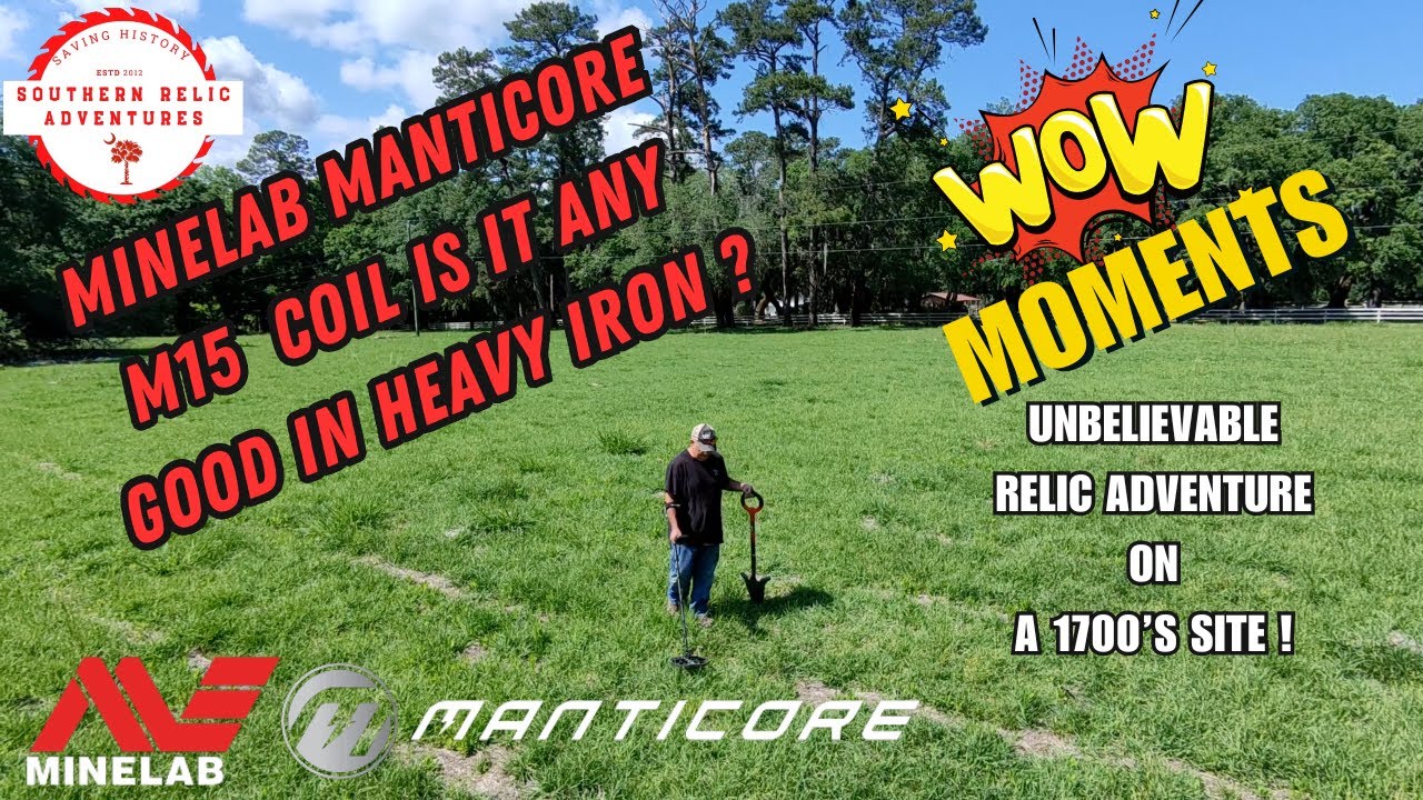 Катушка Minelab Manticore M15: золотое дно приключений на месте 1700-х годов