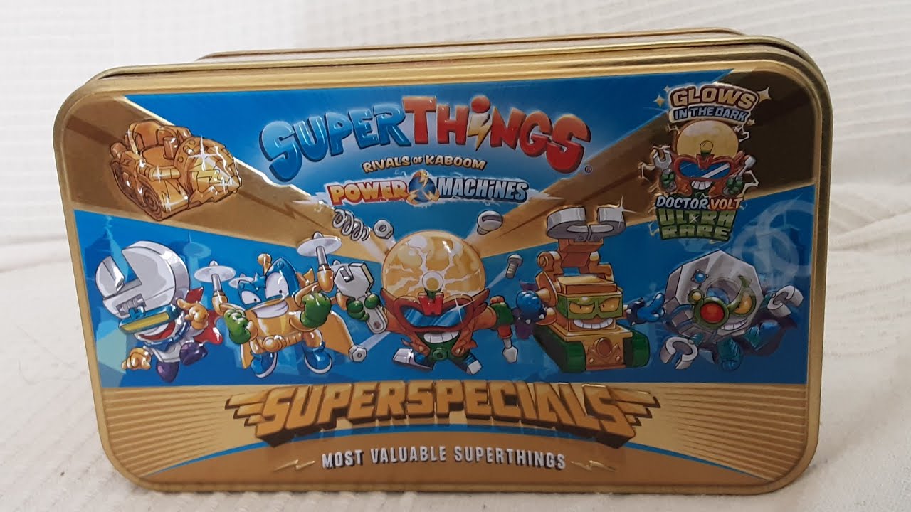 Unboxing lata gold superthings power machines