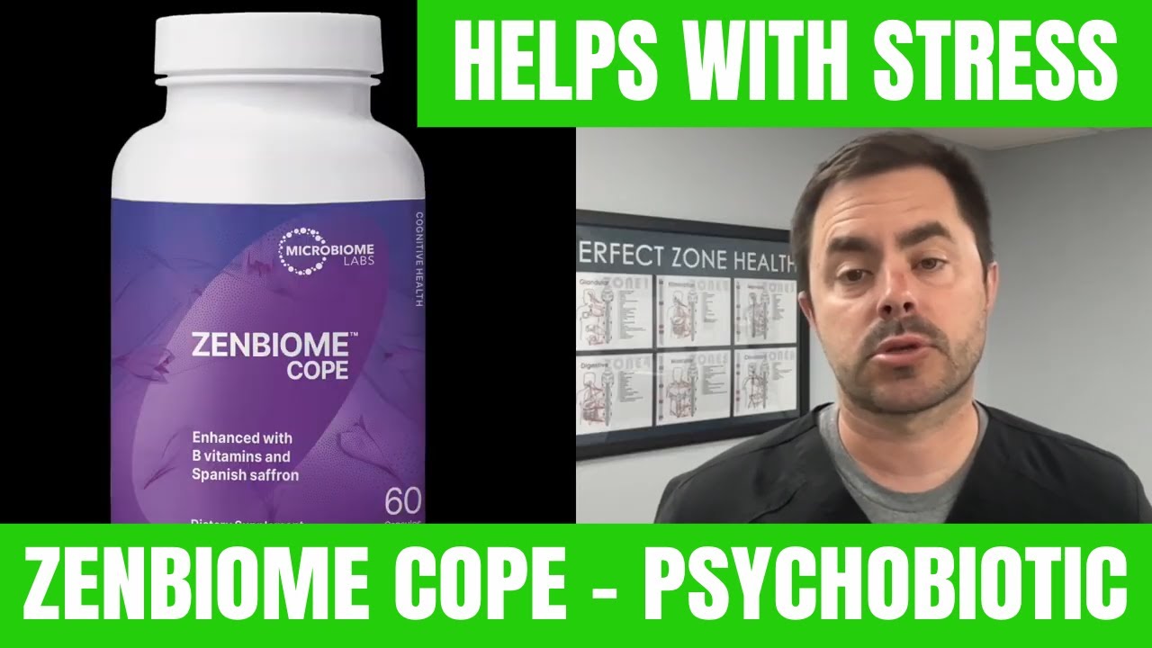 Zenbiome Cope Review - A Psychobiotic by Microbiome Labs for the Gut-Brain Axis - Dr. Bell Health