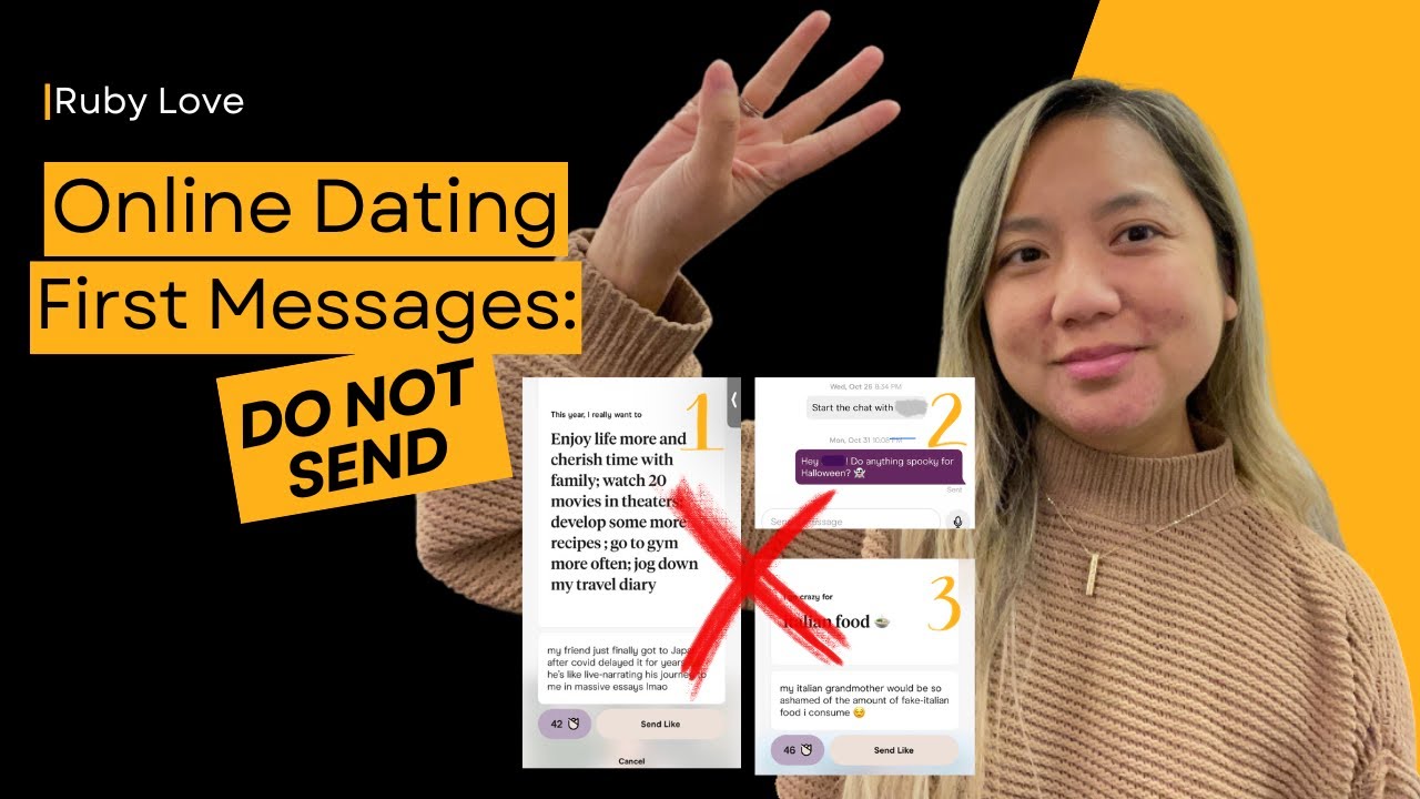 3 Online Dating First Messages NOT to send