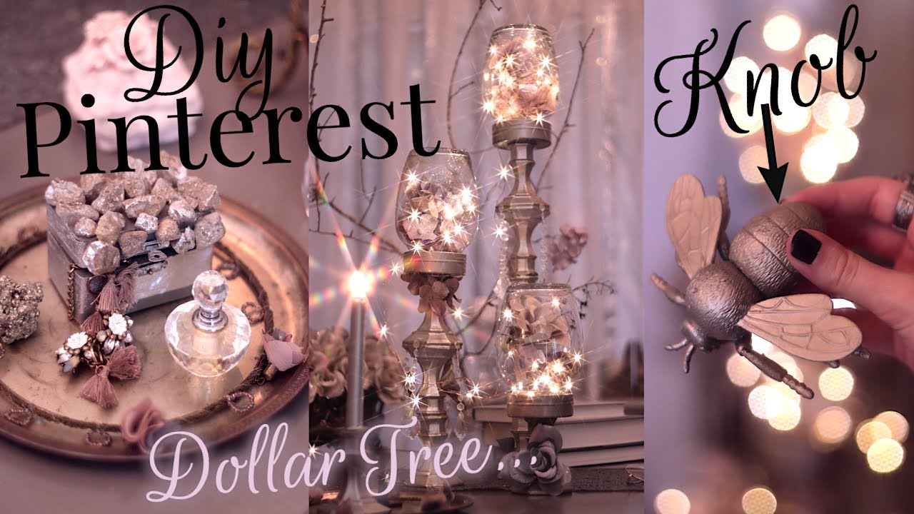 NEW PINTEREST DIYS 2021 - 3 Dollar Tree Diys NEVER SEEN BEFORE