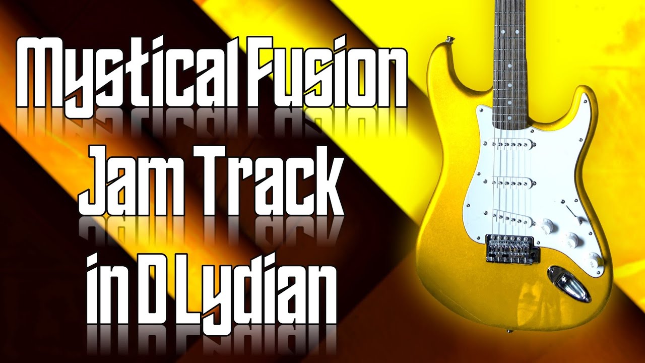 Mystical Fusion Jam Track in D Lydian 🎸 Guitar Backing Track