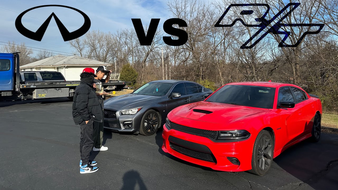 Infiniti Q50 3.7 Vs 2020 Dodge Charger RT (race)