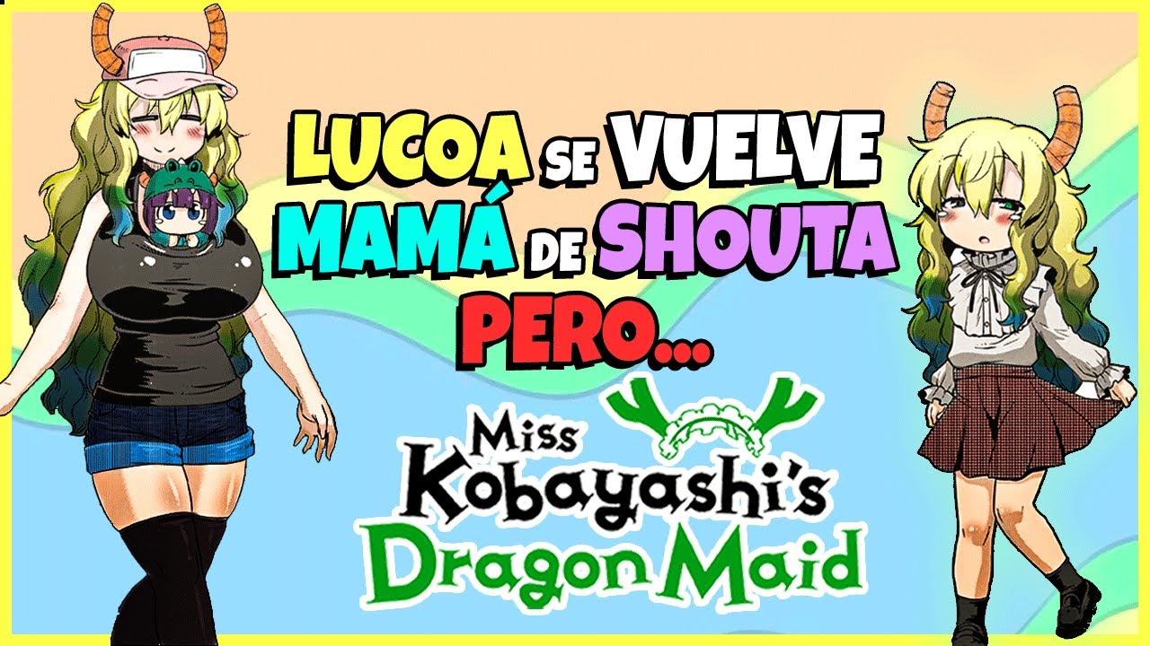 🐉LUCOA se vuelve MAMÁ | 🍄Lucoa y Elma CHIQUITAS | Kobayashi-san Chi no maid dragon MANGA