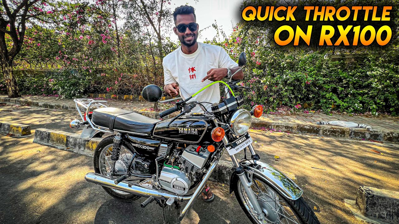 QUICK THROTTLE ON RX100 🔥 MAKES YOUR BIKE FASTER ?