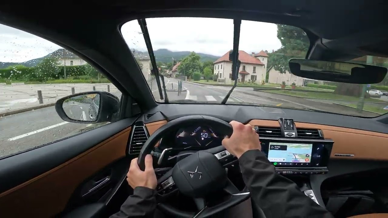 French countryside. 2022 DS Automobiles 7 Crossback [1.6-Liter 180HP I4] POV Test Drive 4K 60FPS #4
