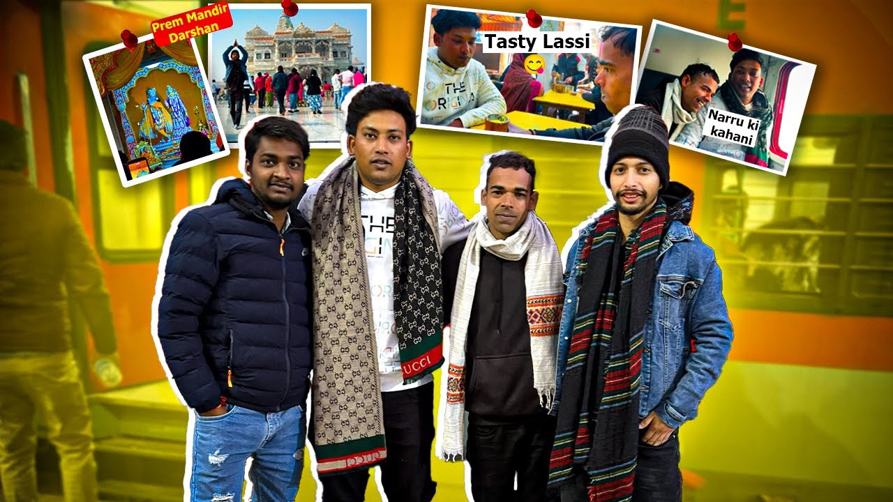 Vrindavan Trip with Friends 💛 | Banke Bihari & Prem Mandir Darshan#Vrindavan #VrindavanVlog