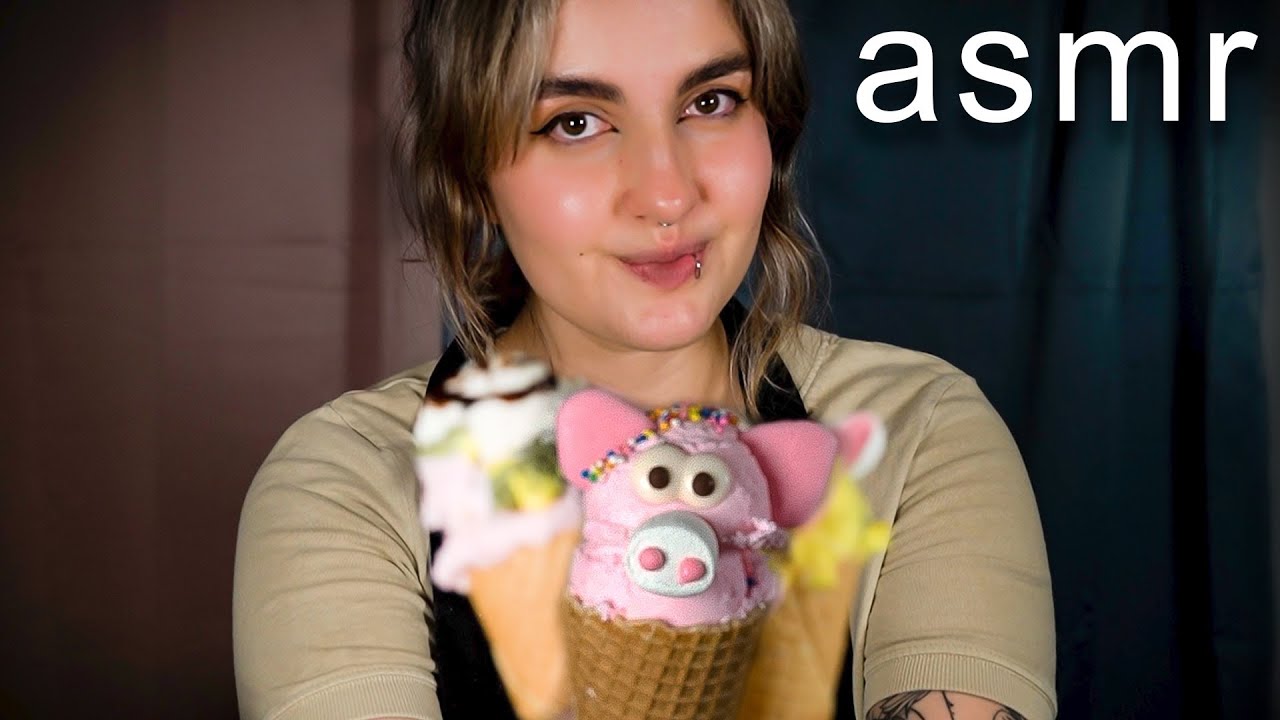 asmr para dormir HELADERÍA relajante en español Ale ASMR Roleplay :)