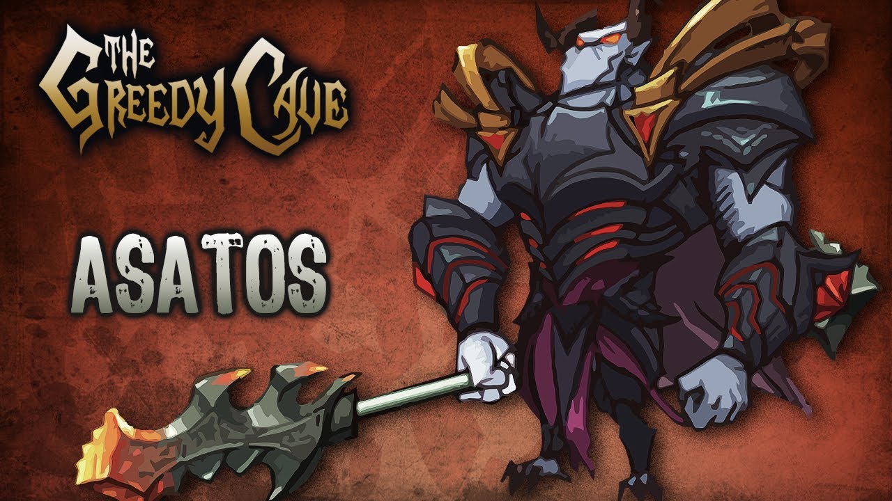 The Greedy Cave: Asatos - Hell Mode Final Boss