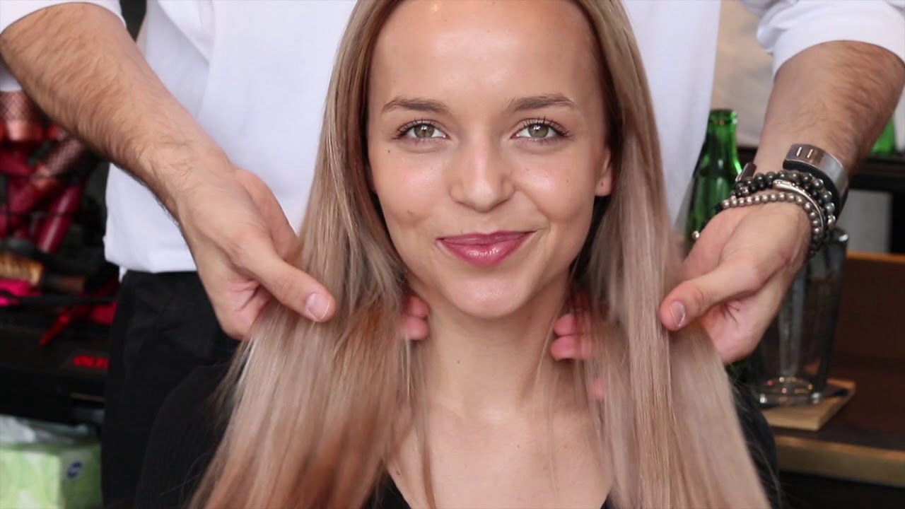 Výherkyně soutěže s Monikou Bagárovou - nové vlasy pomocí metody NanoTape od Michala Zapoměla