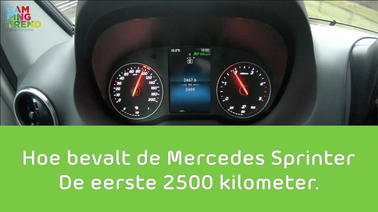 Hoe bevalt de nieuwe Mercedes Sprinter camper, de eerste 2500 kilometer zitten erop! - Campingtrend