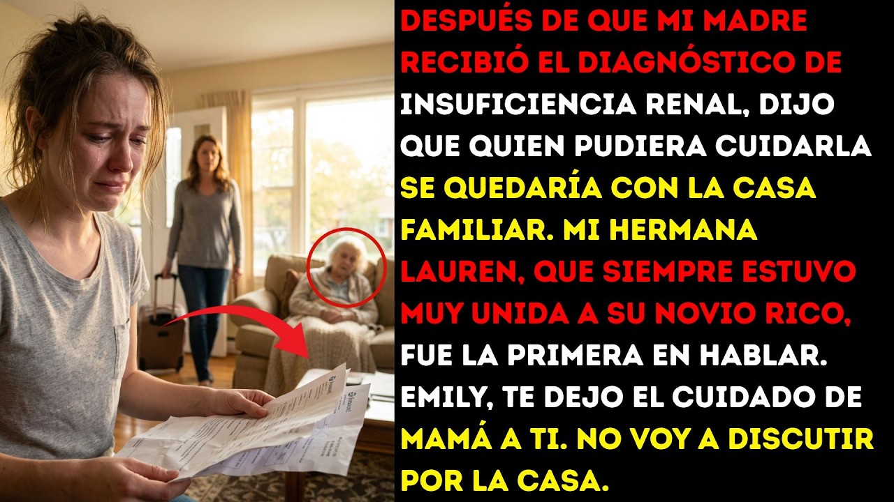 Después de que mi madre recibió el diagnóstico de insuficiencia renal, dijo que quien pudiera...