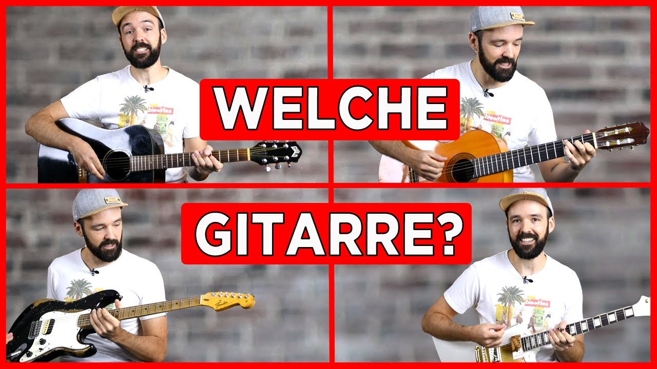 BESTE GITARRE für Anfänger - Akustik oder E-Gitarre?