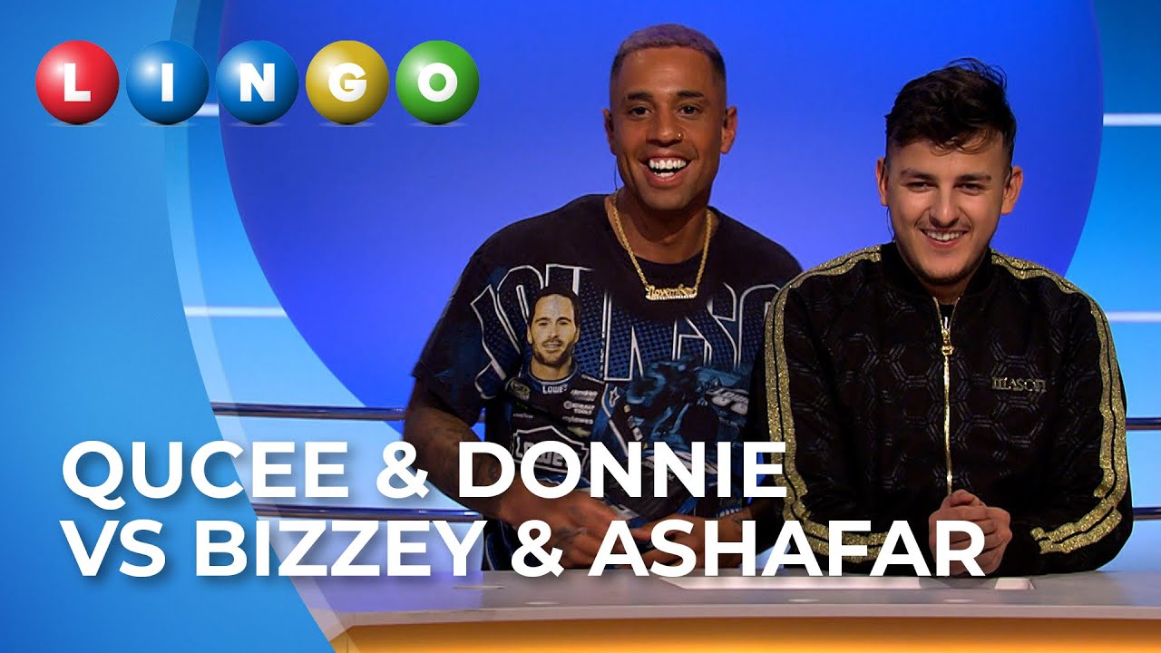 RAPPERS spelen LINGO! | Qucee & Donnie vs Bizzey & Ashafar | Vrienden van Lingo #AFL1