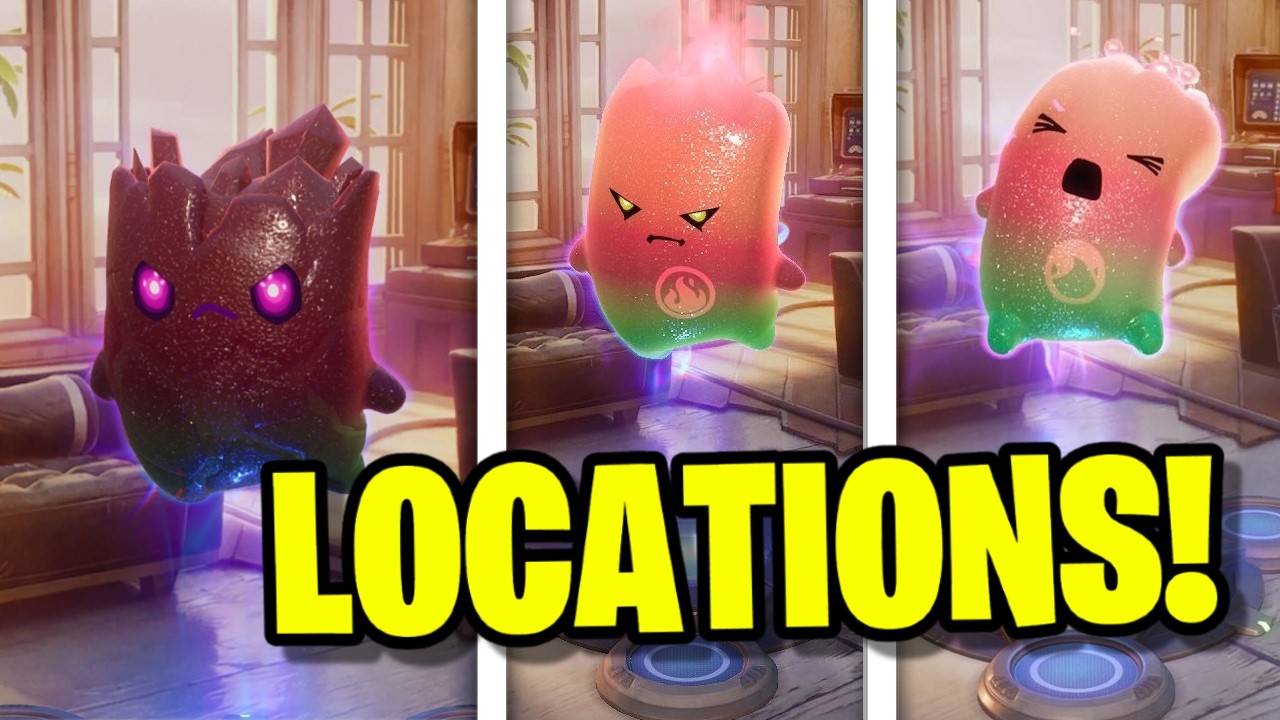 КАК ПОЛУЧИТЬ ЖЕЛЕЙНЫХ СПРАЙТОВ В FORTNITE: ЛОКАЦИИ! (КАК ОТКРЫТЬ ЖЕЛЕЙНЫХ СПРАЙТОВ)