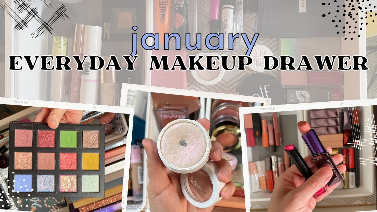 Refreshing my Everyday Makeup Drawer for the New Year ✨ (shop my stash January 2023)